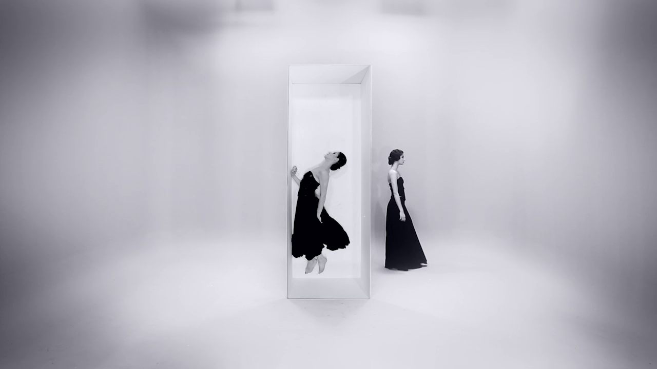 Balance &mdash; two dancers gravity box