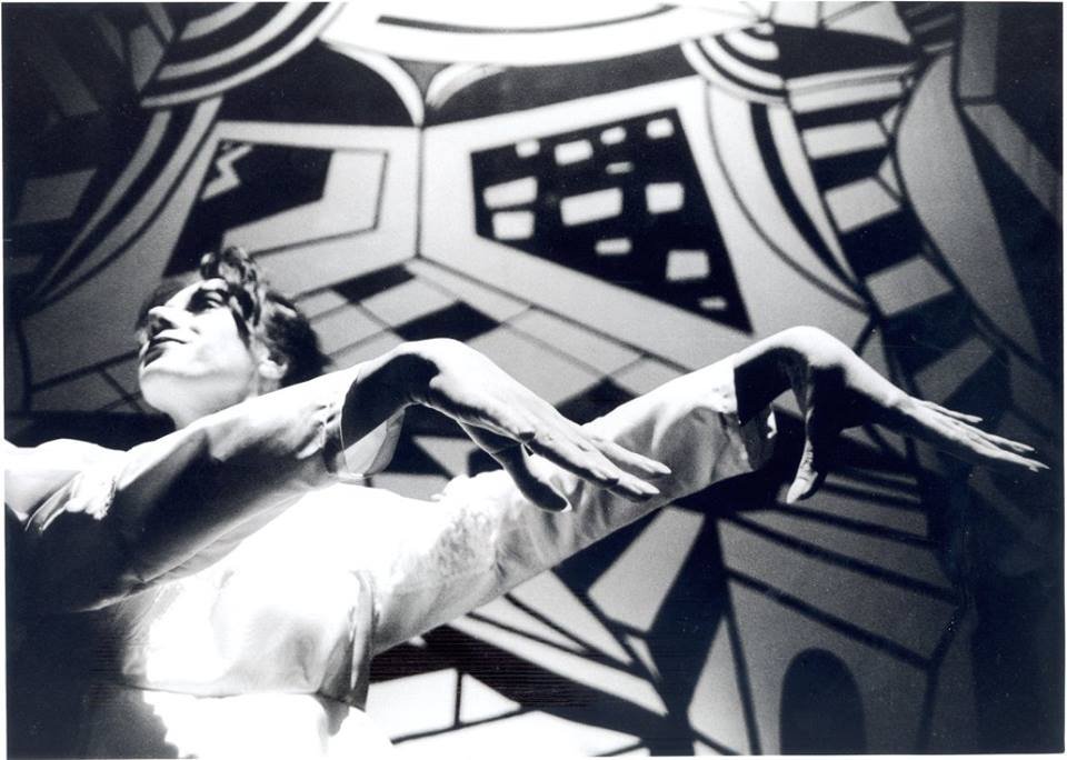 Biancaneve - foto di scena con sospensione del corpo, regia Cristian Taraborrelli 1993