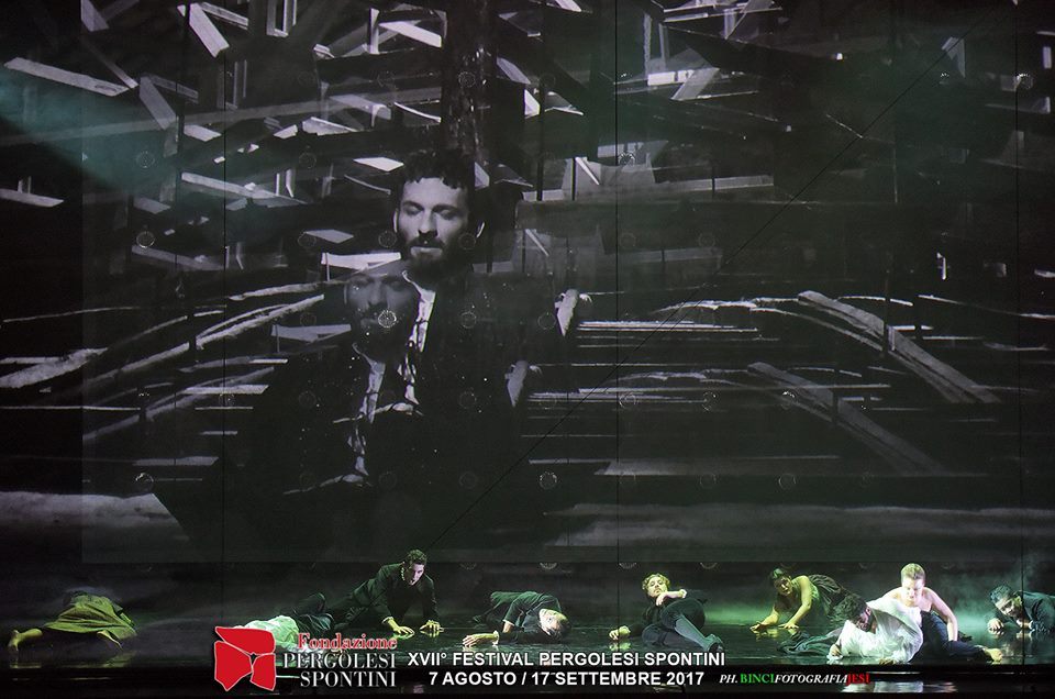 Il Colore del Sole — video projection Caravaggio