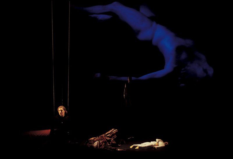 Le Festin de pierre — Sganarelle in the wheel