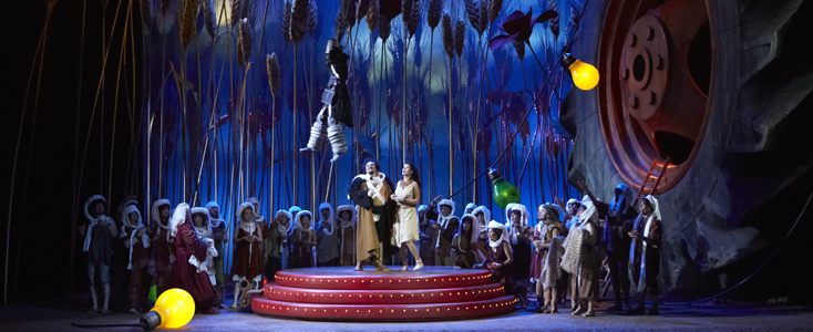 L'Elisir d'Amore — scena finale Lausanne con coro e palloncini