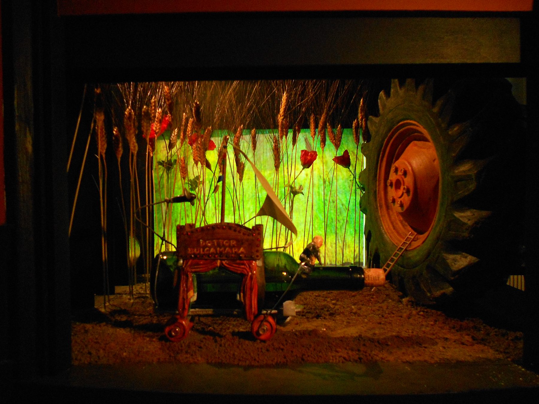 L'Elisir d'Amore — maquette, dettaglio delle spighe basculanti