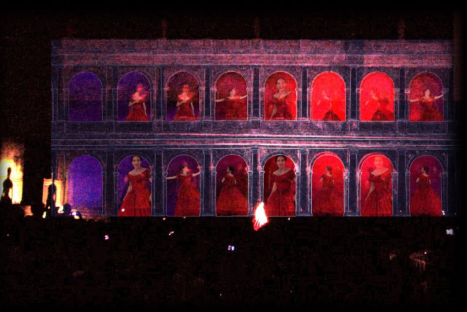 Intercoiffure 2012 &mdash; proiezione scenografica su set Cinecitt&agrave;