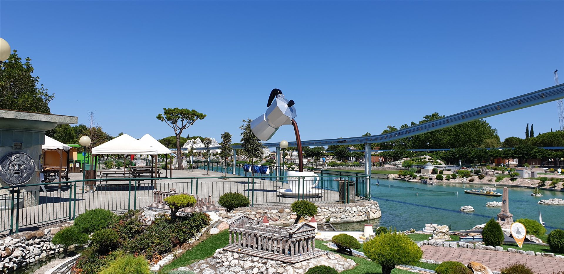 Italia in Miniatura &mdash; allestimento scenografico