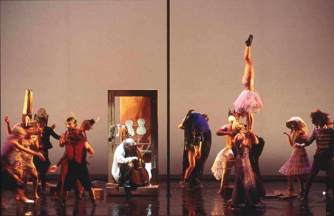 Le luthier de Venise — Dazzi/Clément, regia Corsetti, scene Cristian Taraborrelli, Théâtre du Châtelet, Parigi ottobre 2004