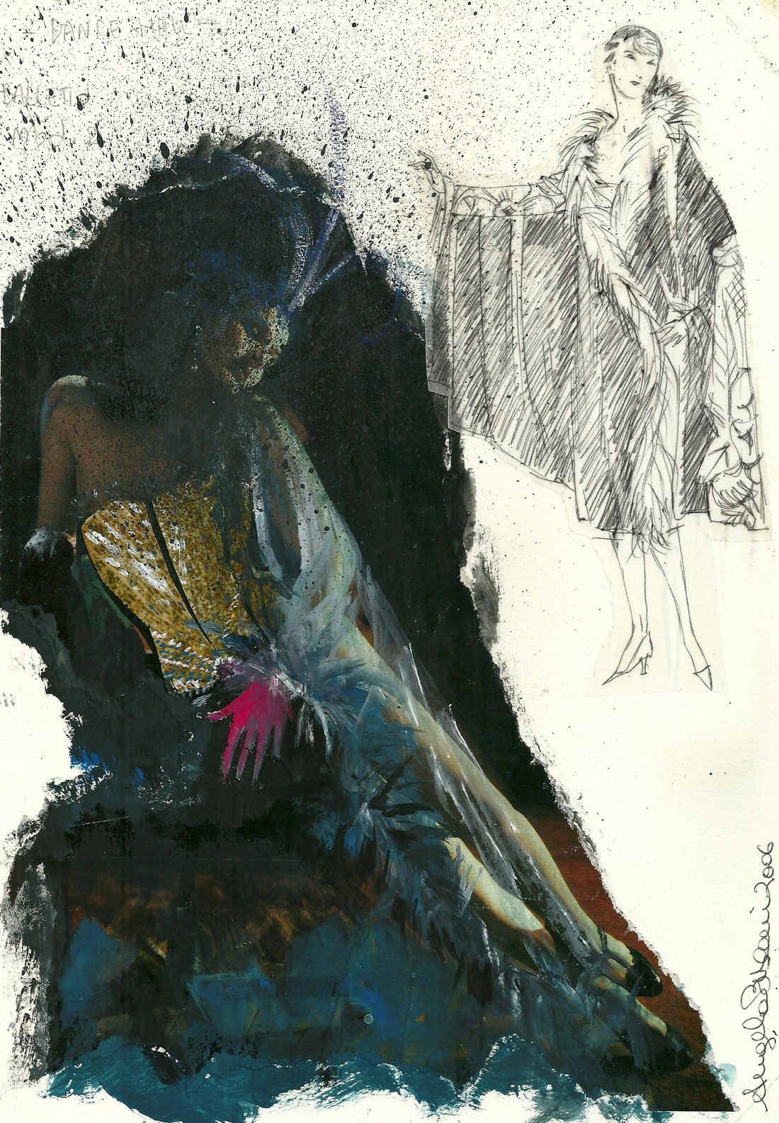 Figurino di Angela Buscemi — Ballerina del Cabaret Parisien, Marie Galante