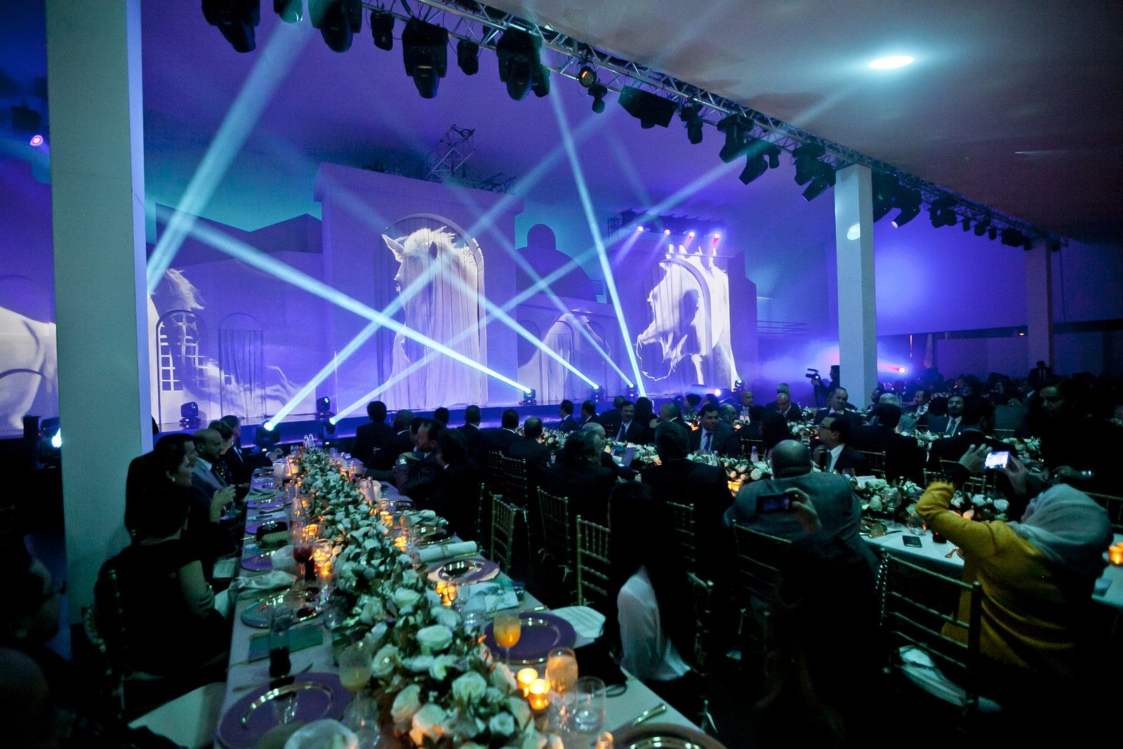 NCB Convention — Casa delle Armi, marmi e luci, scenografia integrale