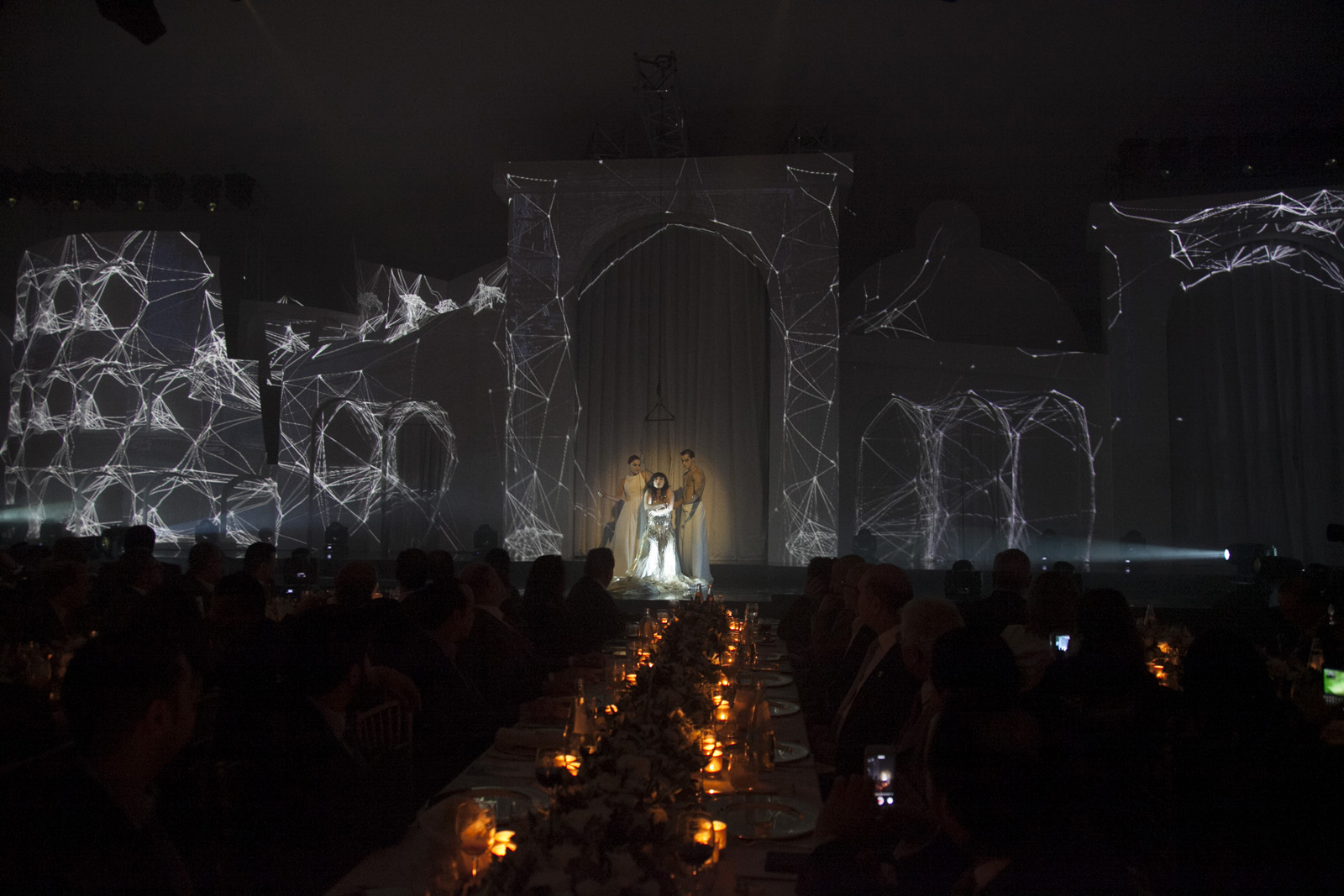 NCB Convention — videomapping arco trionfale, atto della Bellezza