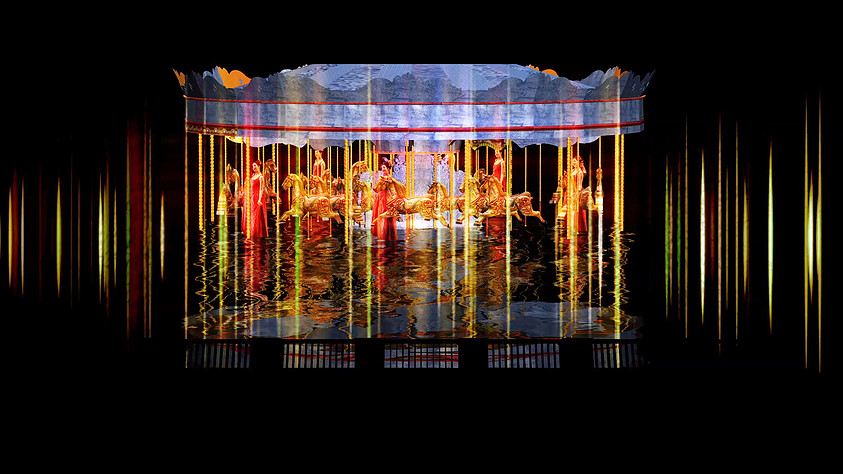 L'Opera Illumina il Natale — night scene