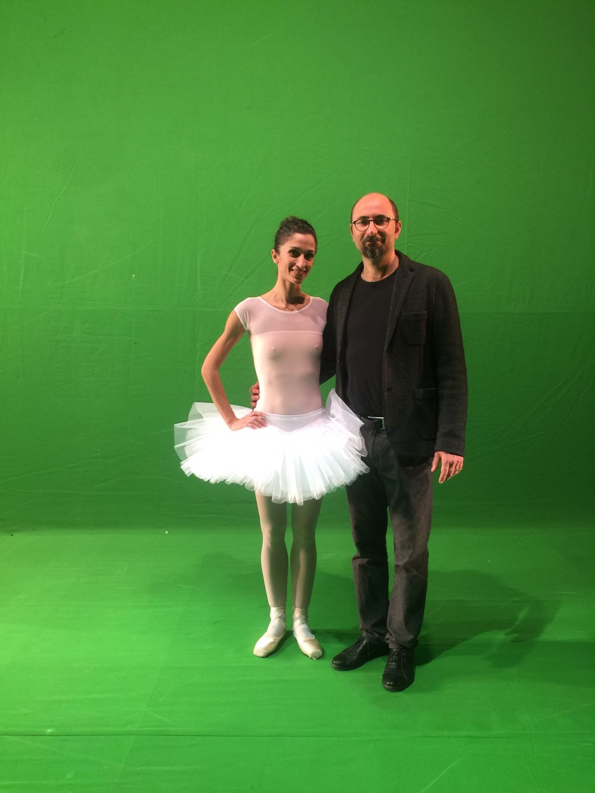 Opera Illumina il Natale backstage — Cristian Taraborrelli con Alessandra Amato, étoile del Corpo di Ballo del Teatro dell'Opera di Roma