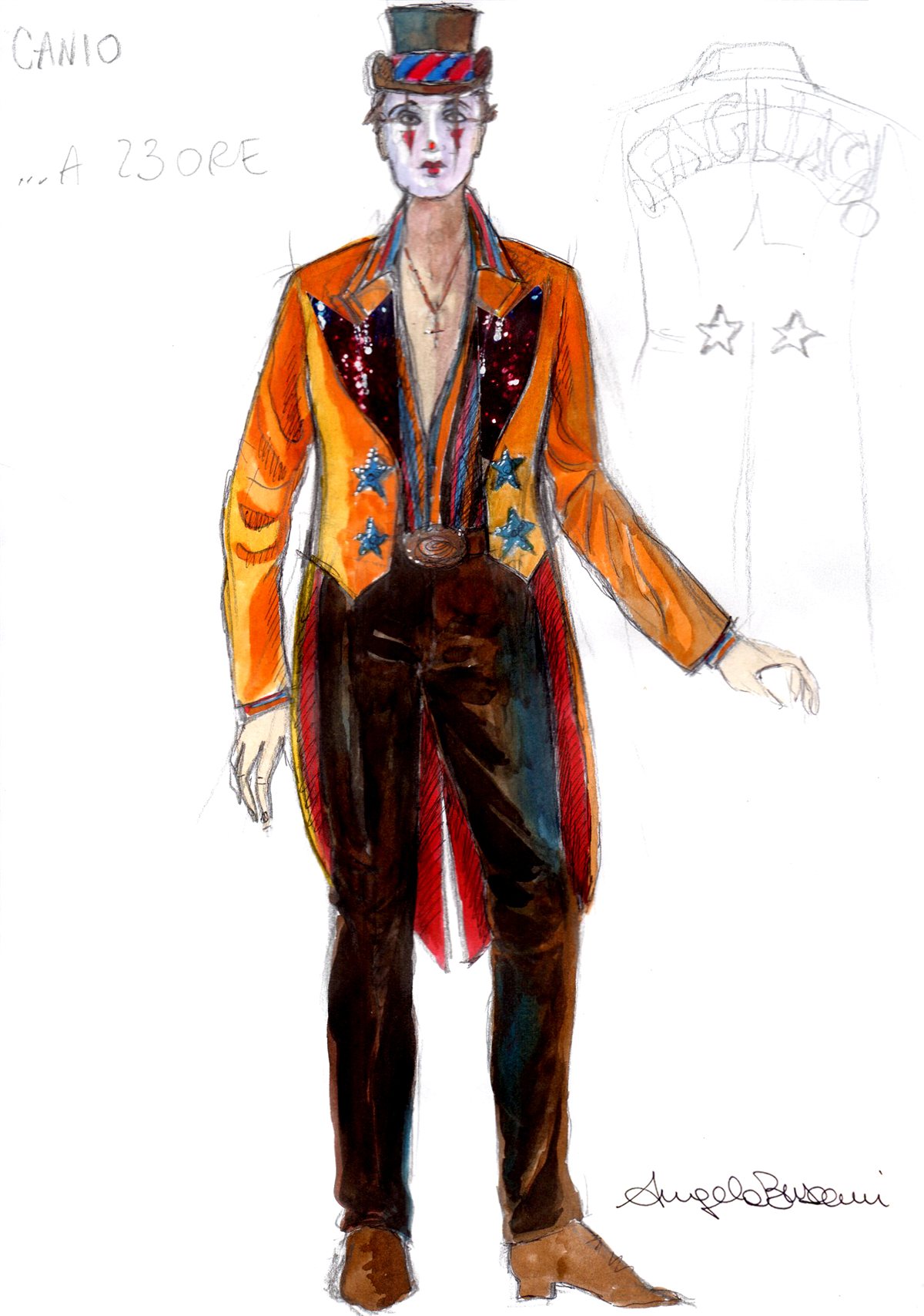 Figurino — Canio by Angela Buscemi