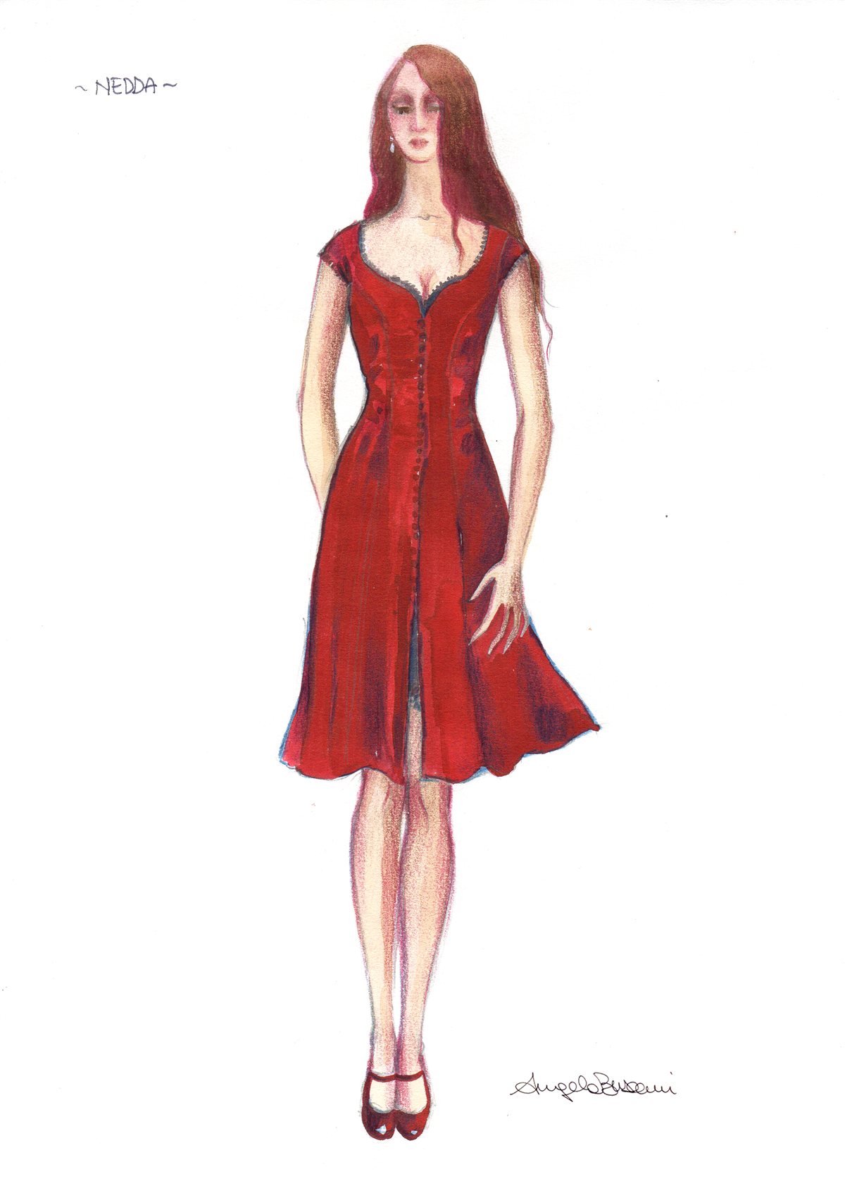 Figurino — Nedda by Angela Buscemi