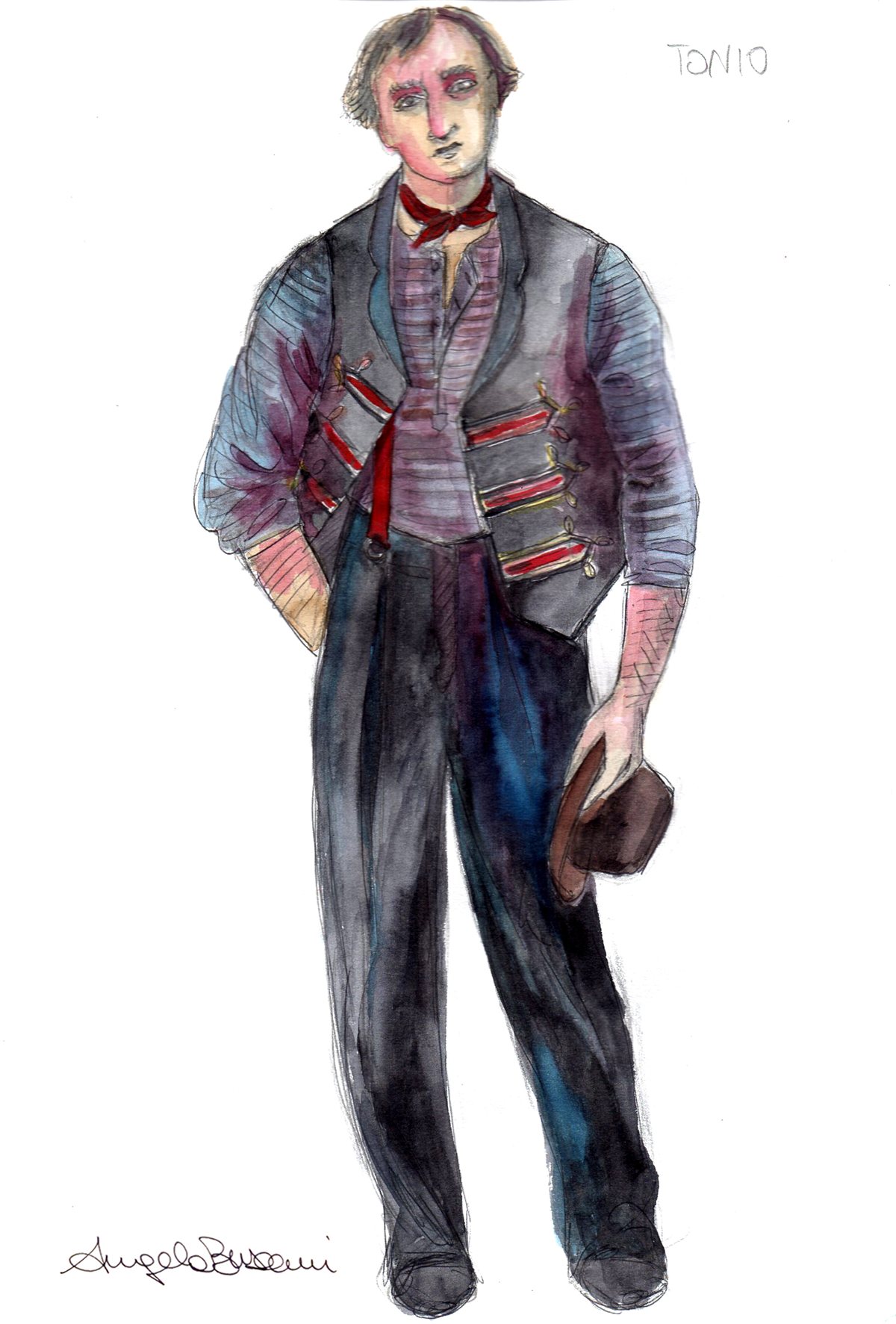 Figurino — Tonio by Angela Buscemi