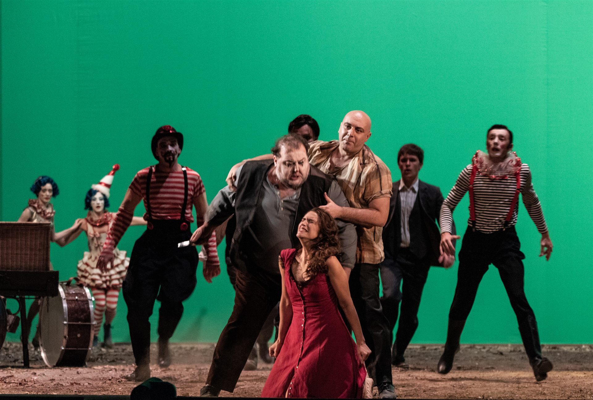 Pagliacci — Act I finale at Teatro Carlo Felice