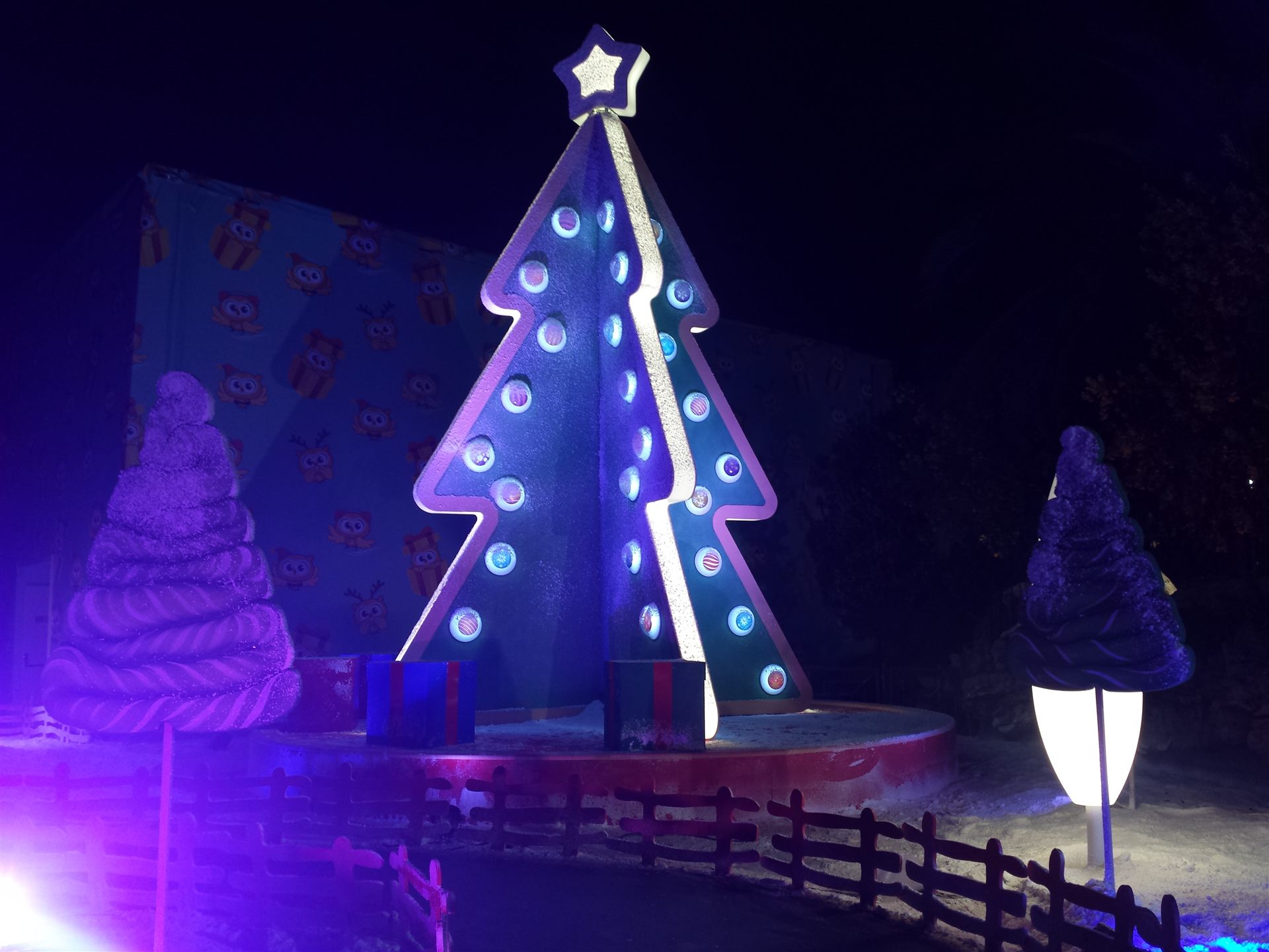 Il Regno di Natale — scenografia esterna