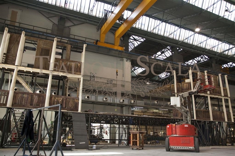 Laboratori Ansaldo — costruzione strutture sceniche