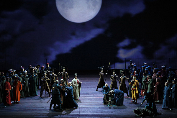 Turandot — scena della luna, enigmi
