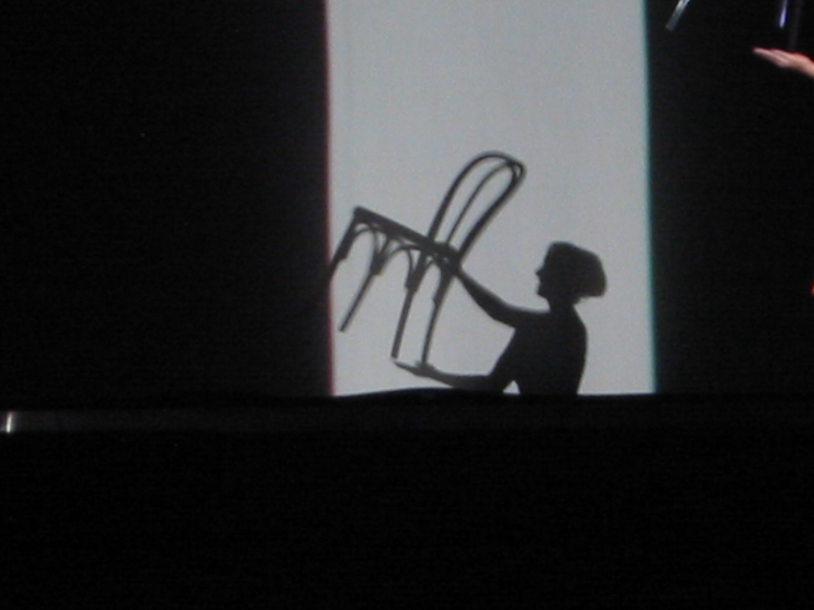 Variazioni sul Cielo &mdash; silhouette with chair